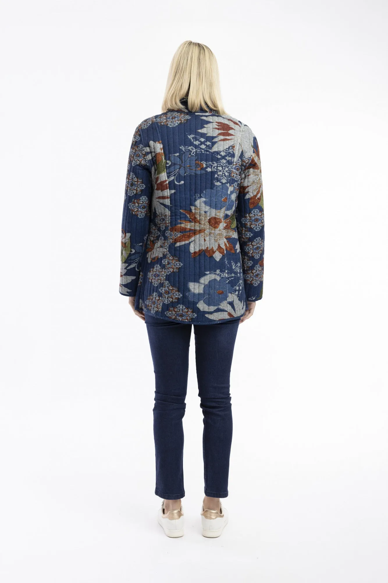 Orientique - Quilted Reversible Jacket - Dancing Queen