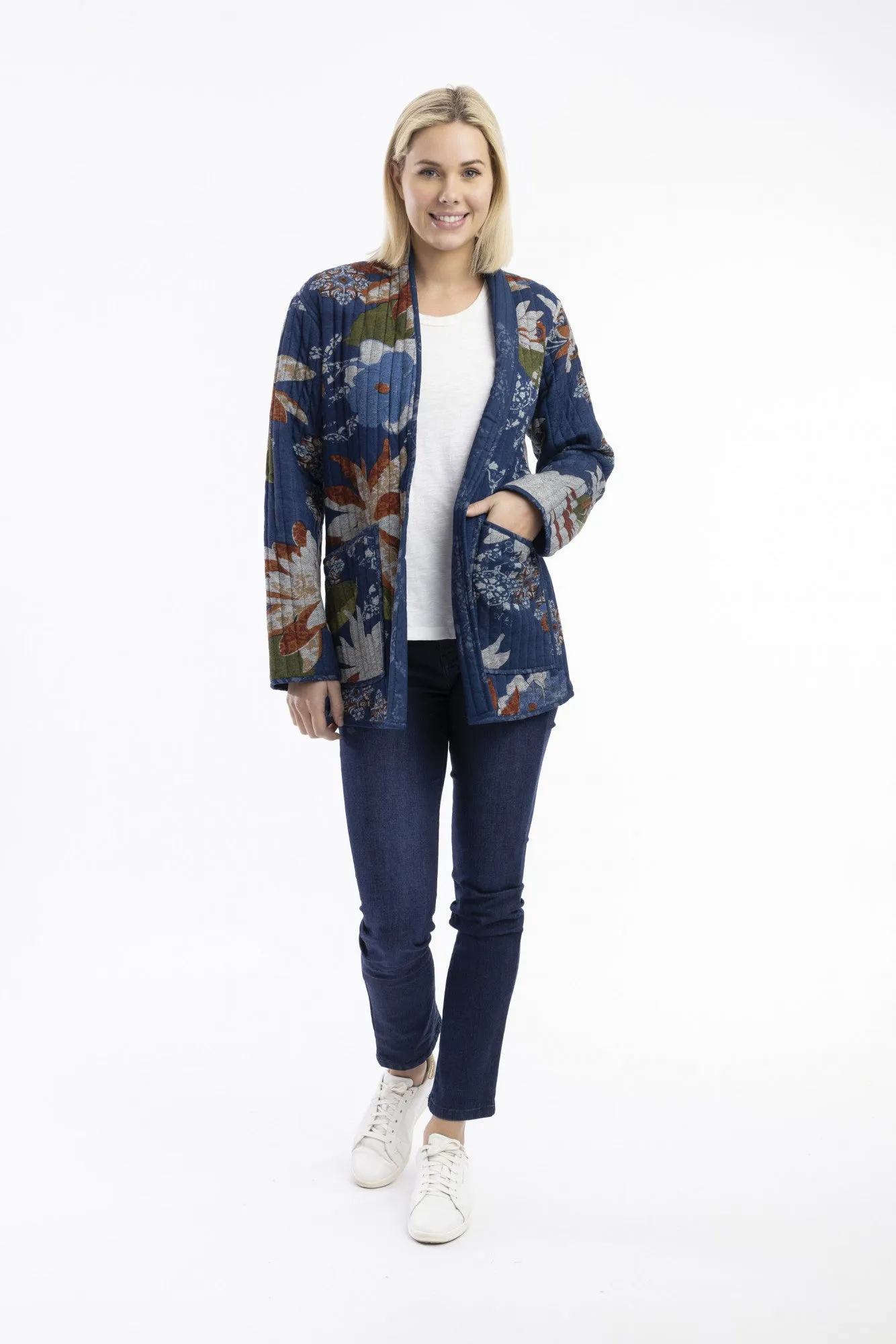 Orientique - Quilted Reversible Jacket - Dancing Queen