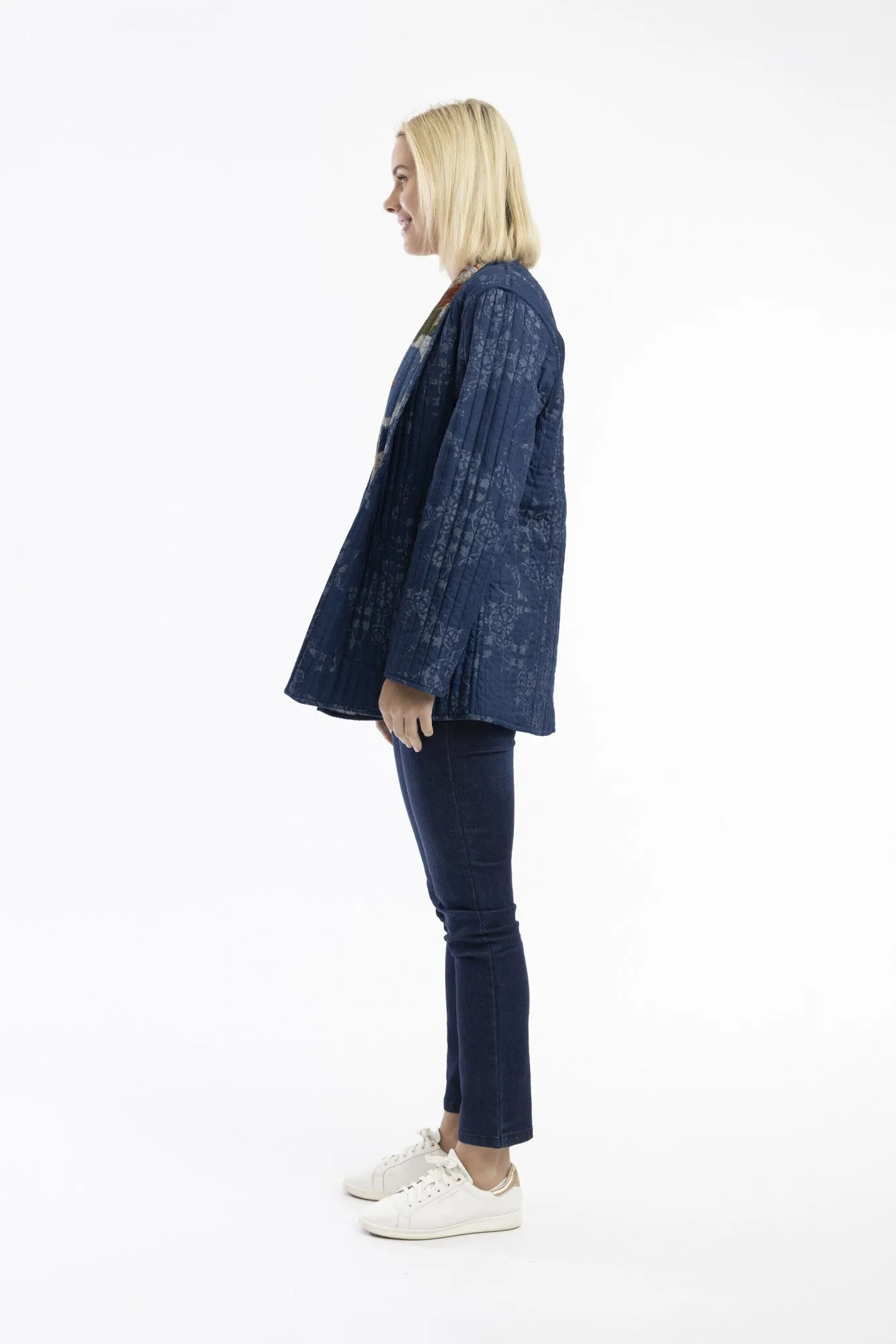 Orientique - Quilted Reversible Jacket - Dancing Queen