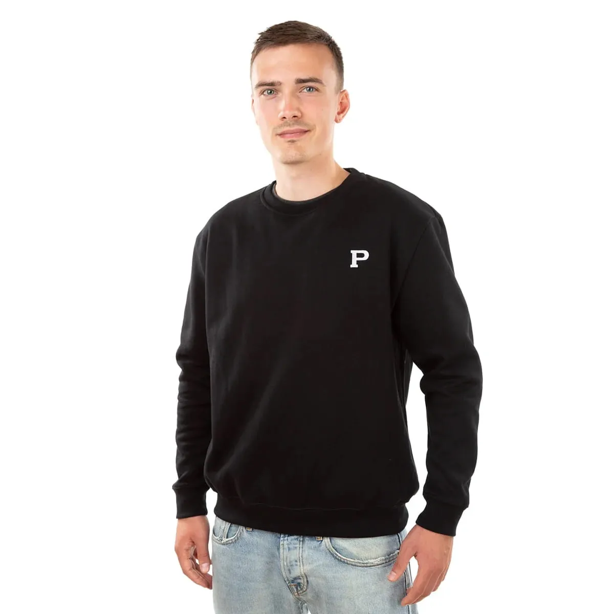 P-Logo Sweatshirt - Schwarz