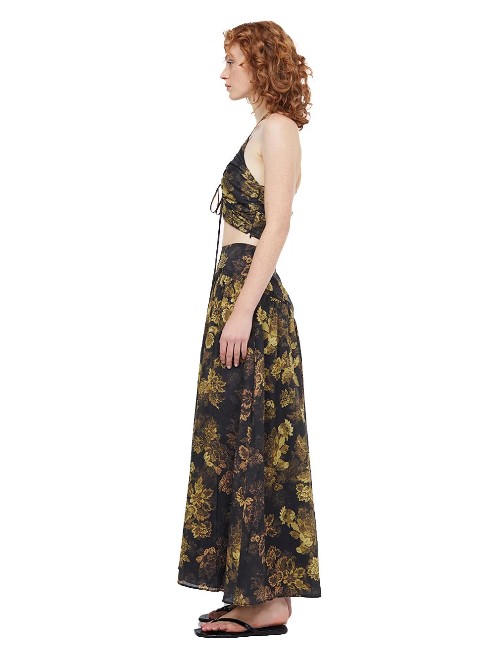 Palmer Maxi Skirt (Jasper Floral)