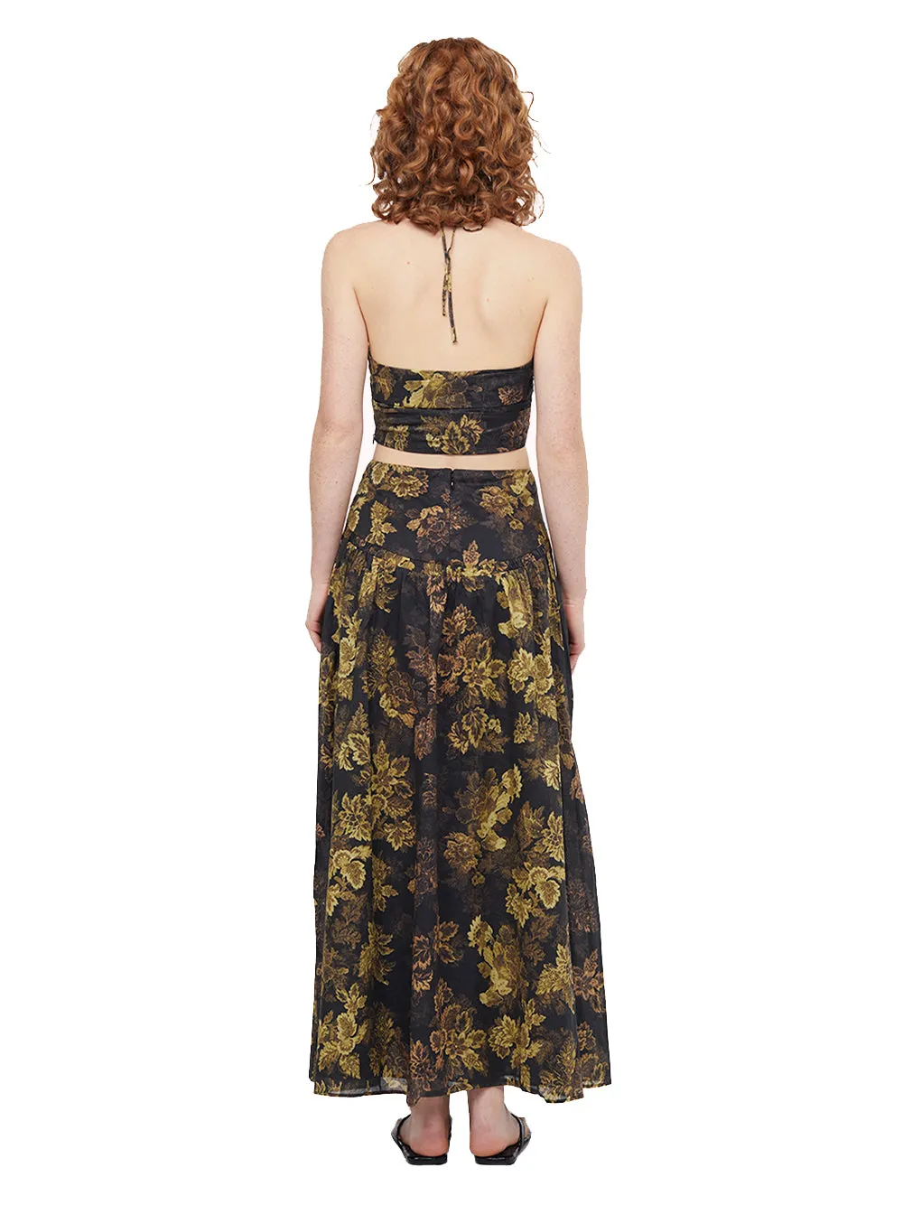 Palmer Maxi Skirt (Jasper Floral)