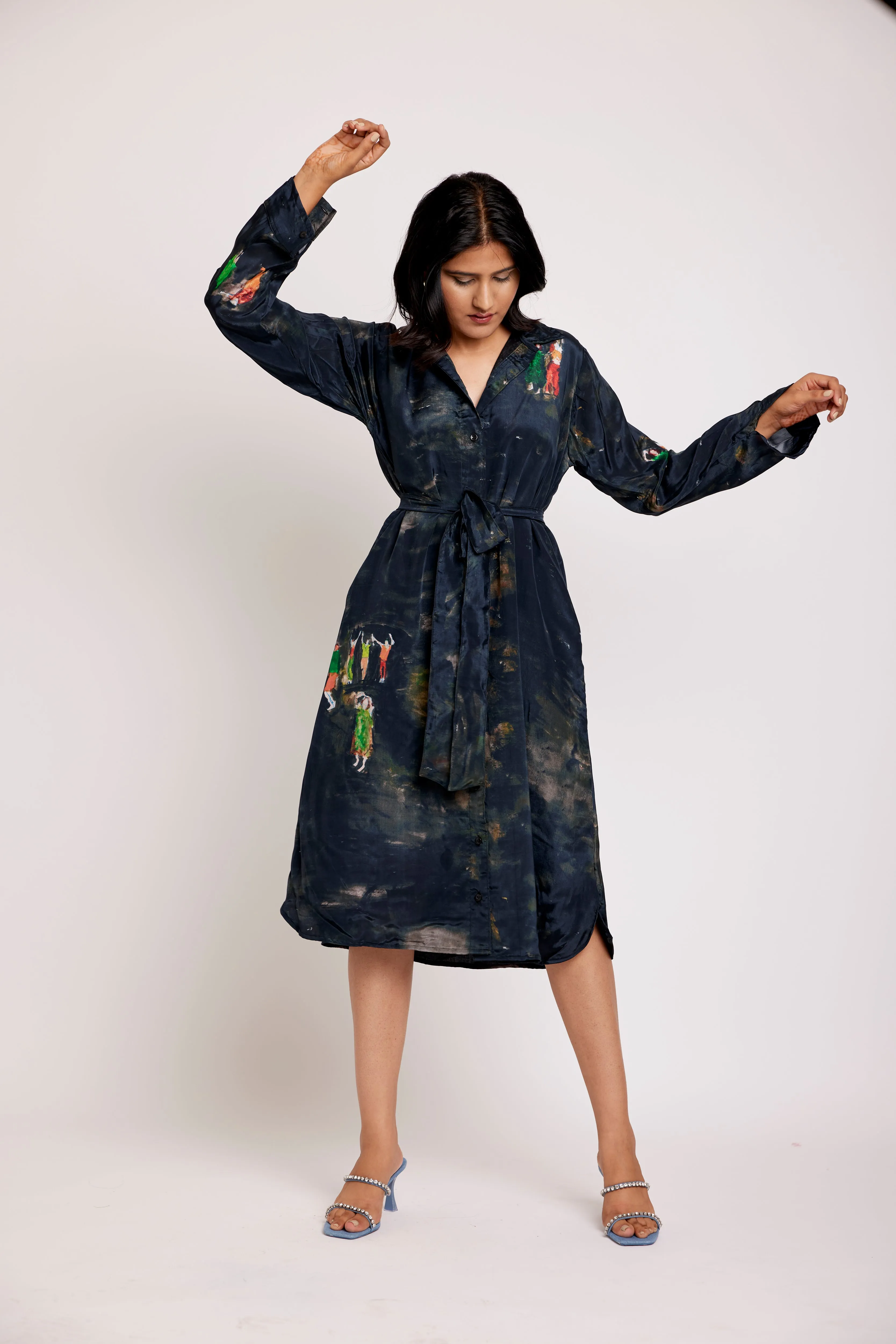 Pattaya (long shirt dress with belt)