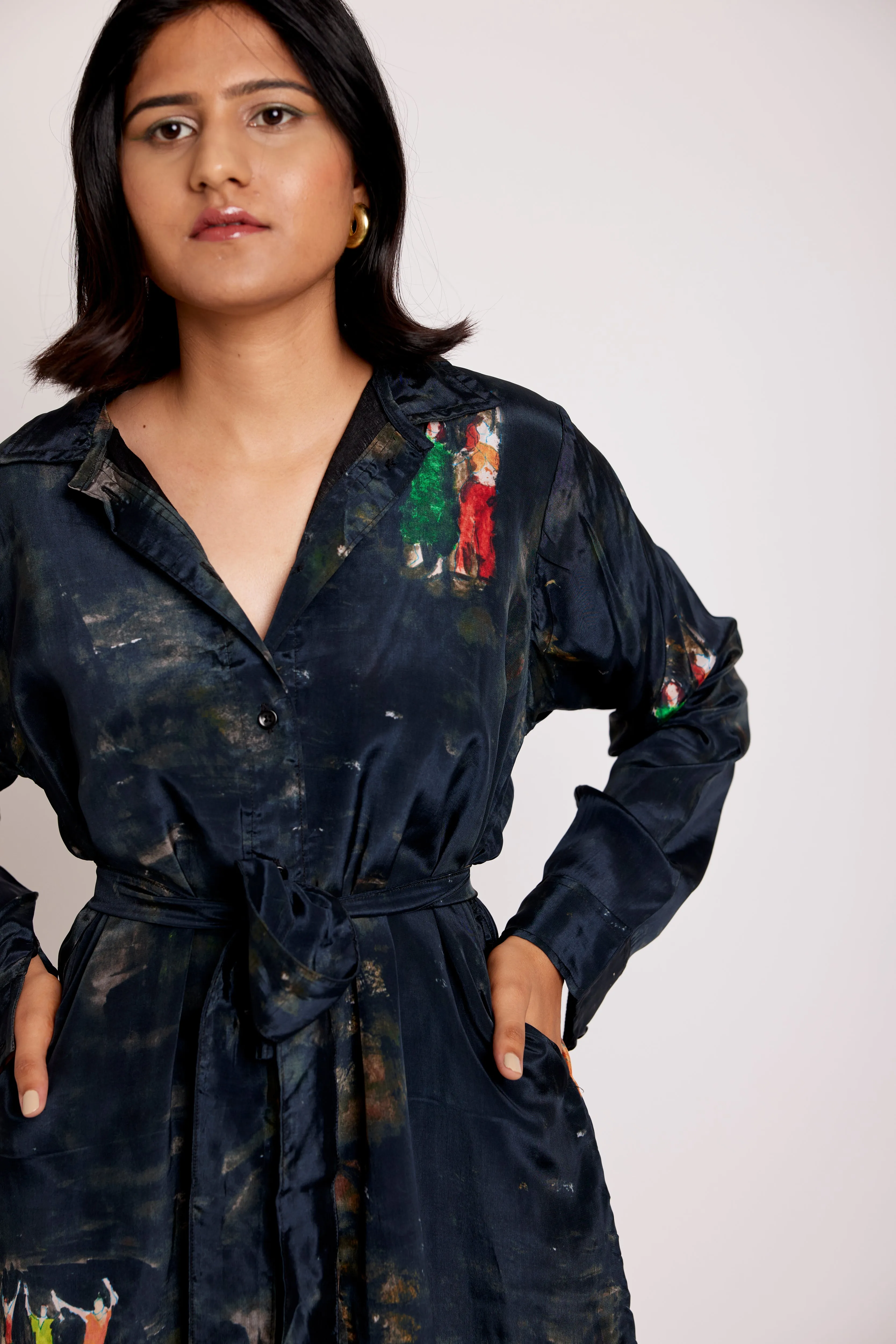 Pattaya (long shirt dress with belt)