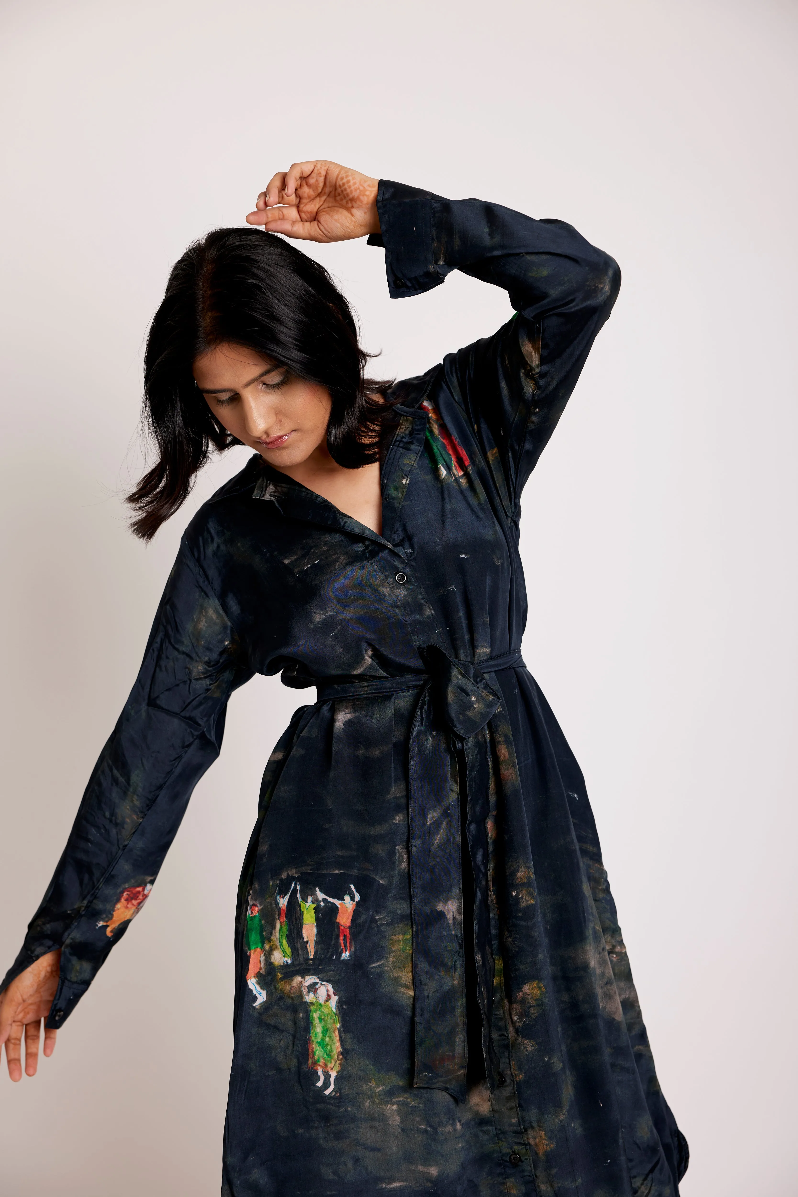 Pattaya (long shirt dress with belt)