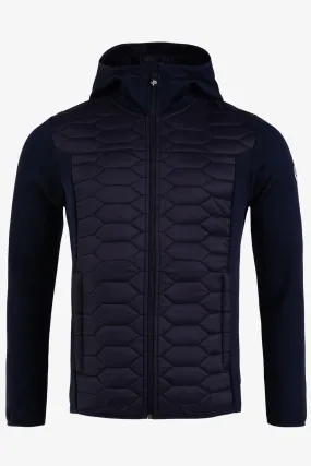 Pelle P Coat W Levo Quilted Zip Dark Navy Blue PP4226-0598