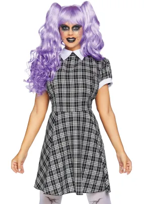 Plaid Babydoll Dress