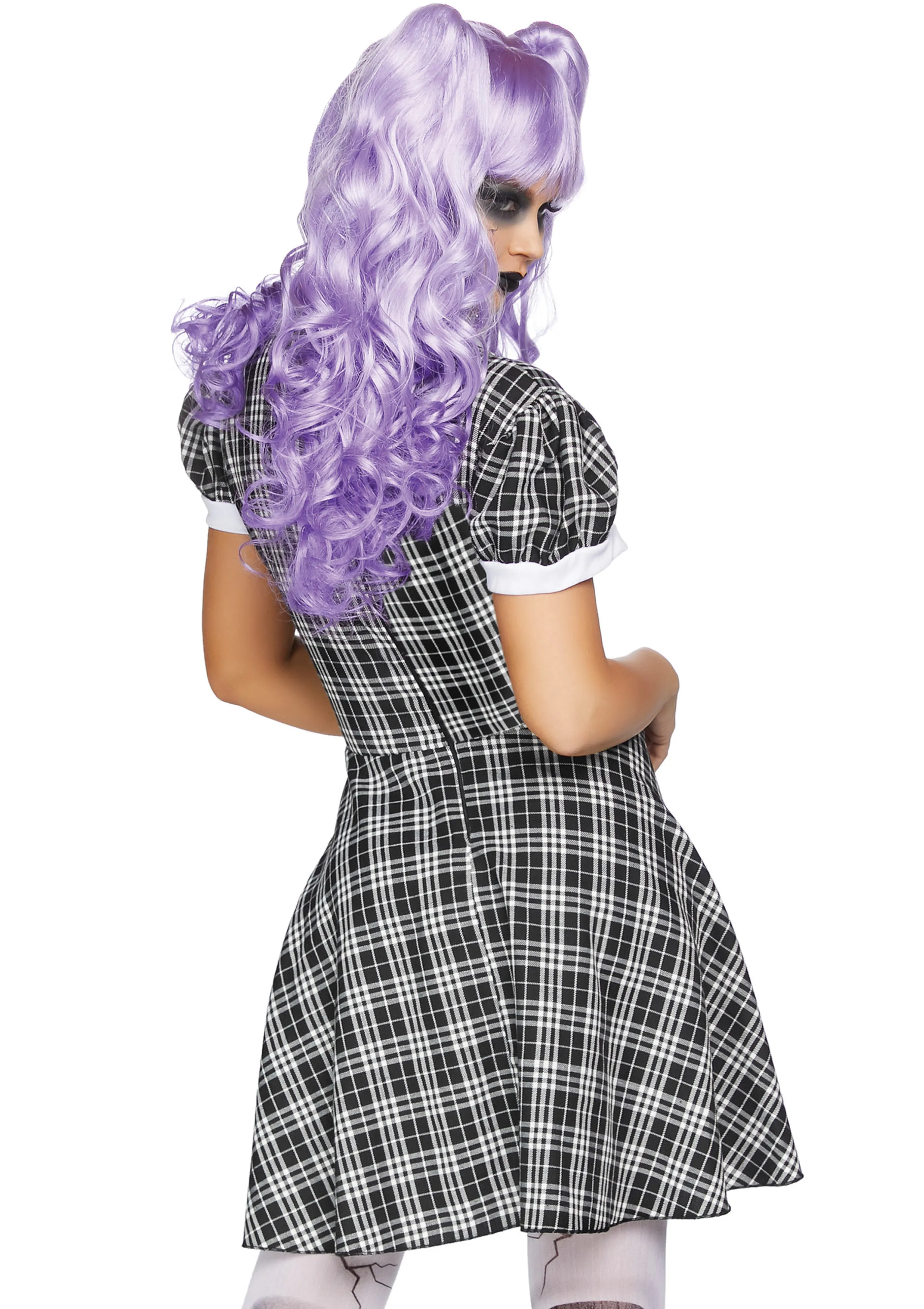 Plaid Babydoll Dress