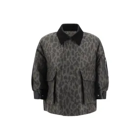 Sacai Leopard Bomber Jacket