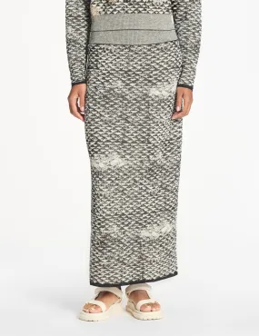Sarah Pacini - Long Skirt in Greige