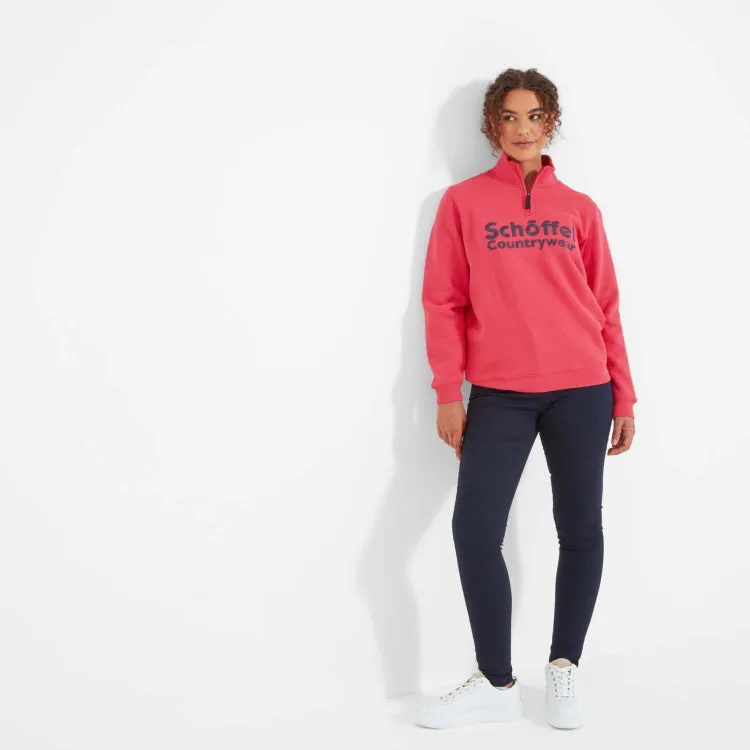 Schoffel Ladies St Issey Sweatshirt - Pomegranate