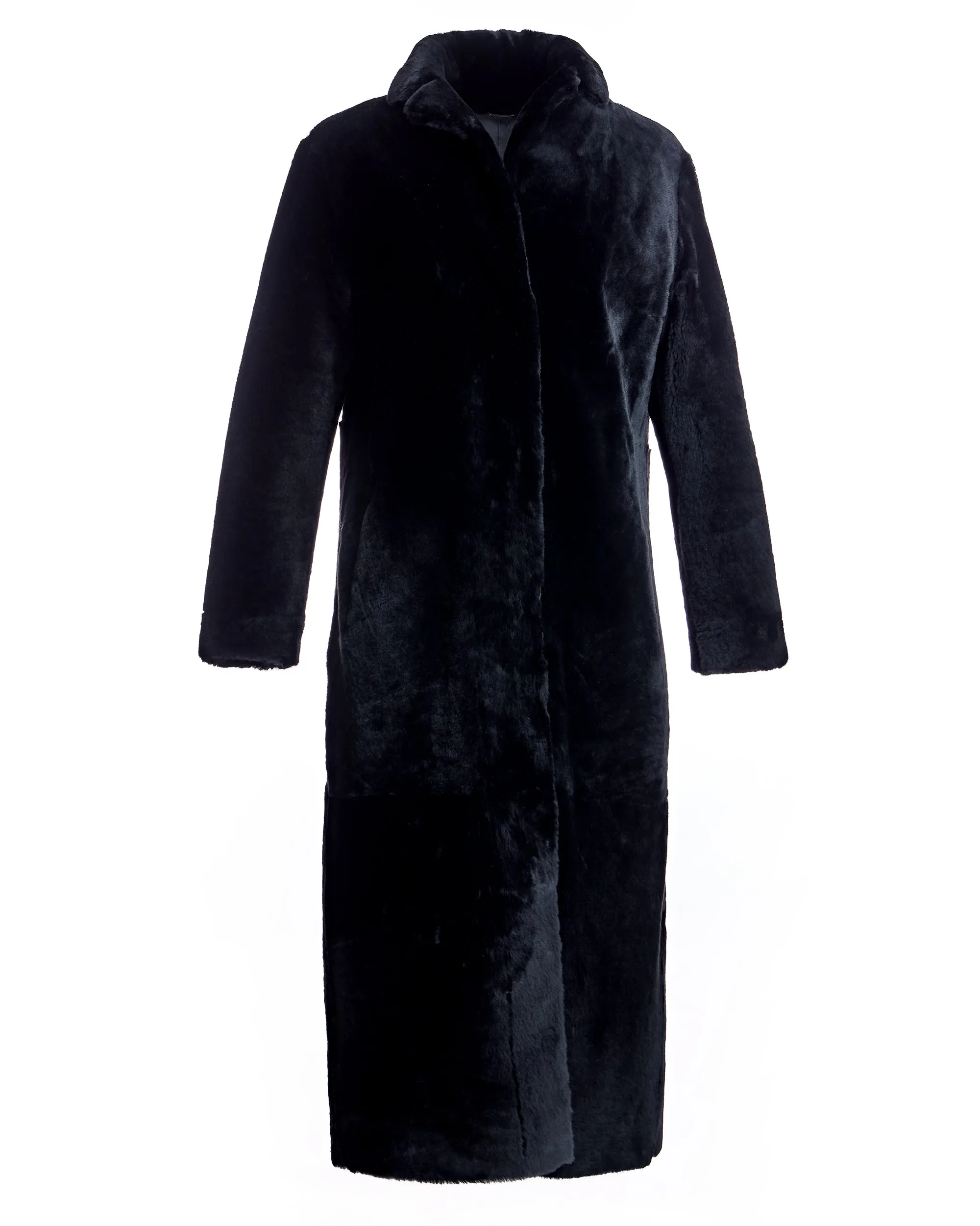 Shearling Maxi Coat
