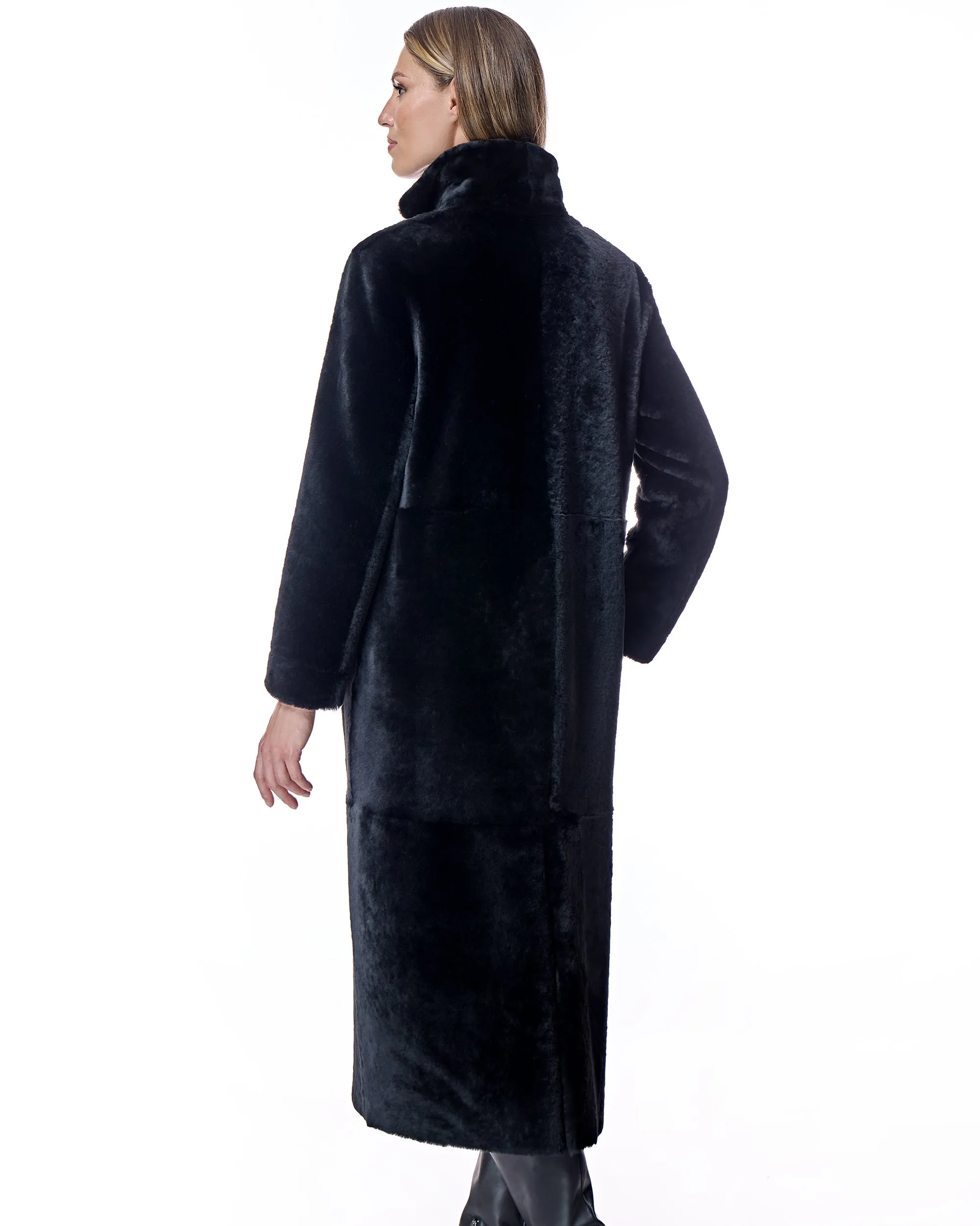 Shearling Maxi Coat