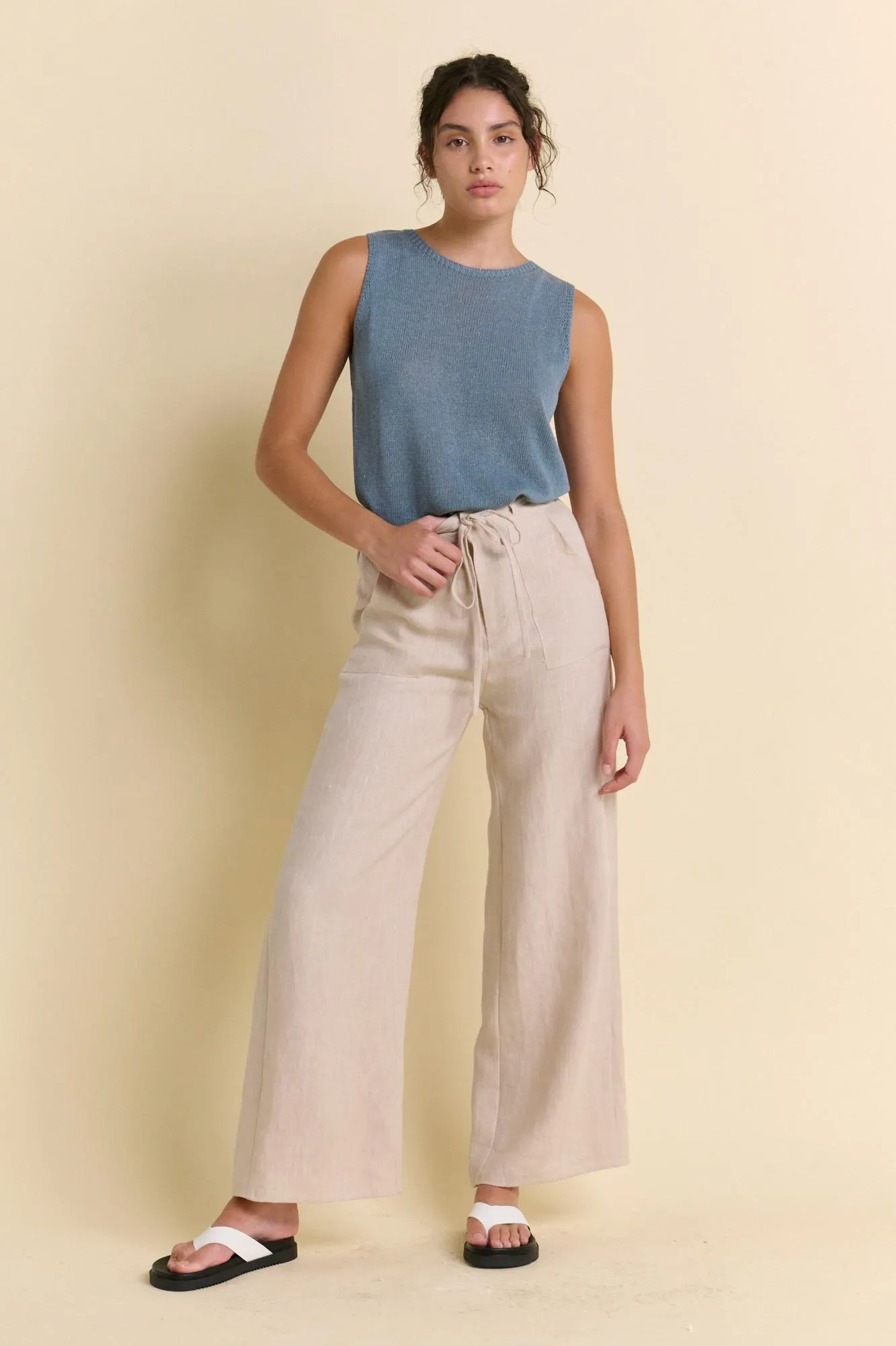 Speckle Spring Knit Tank Top