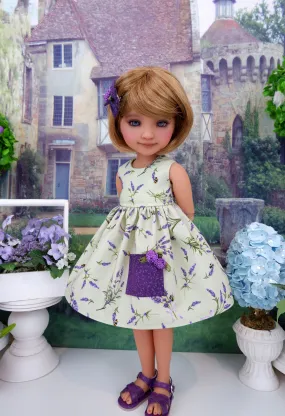 Spring Lavender - dress with sandals for Ruby Red Fashion Friends doll