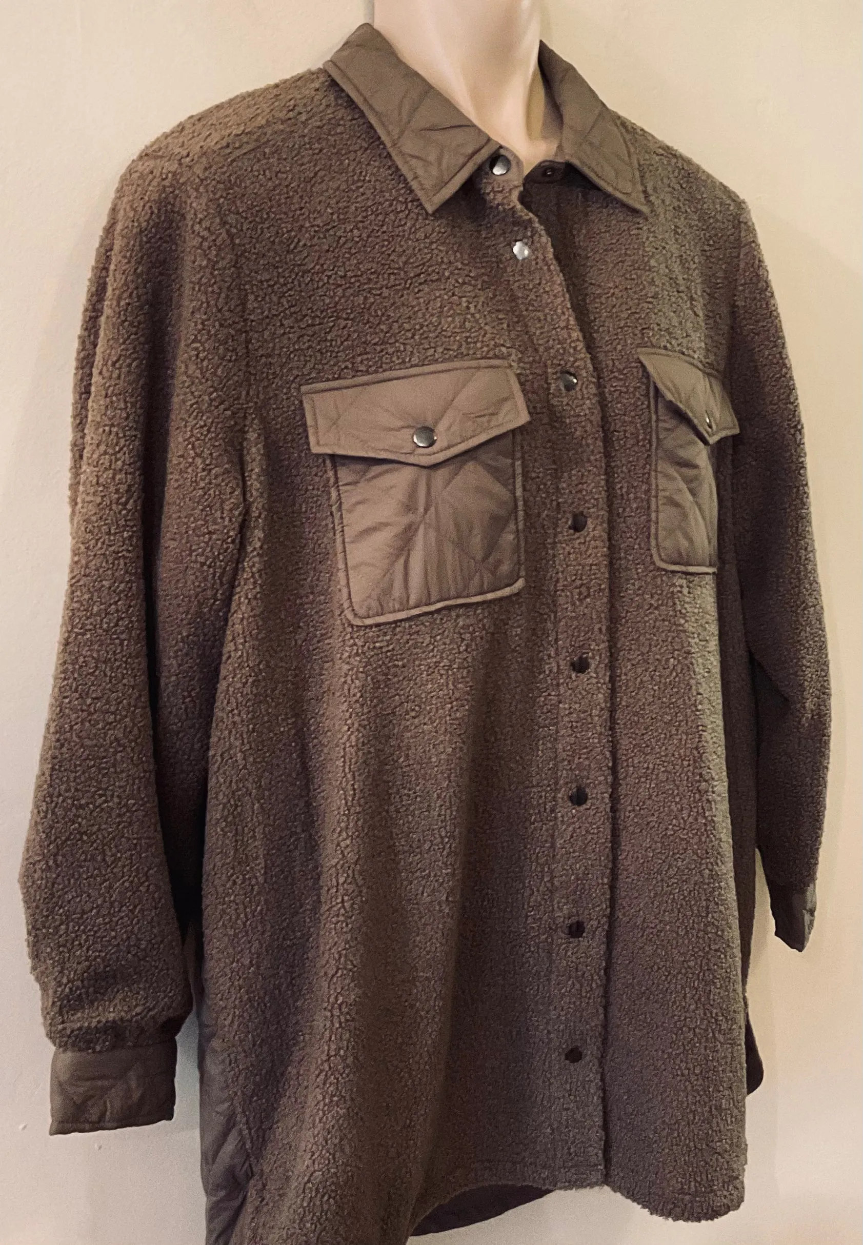 Taupe Shacket - Signature