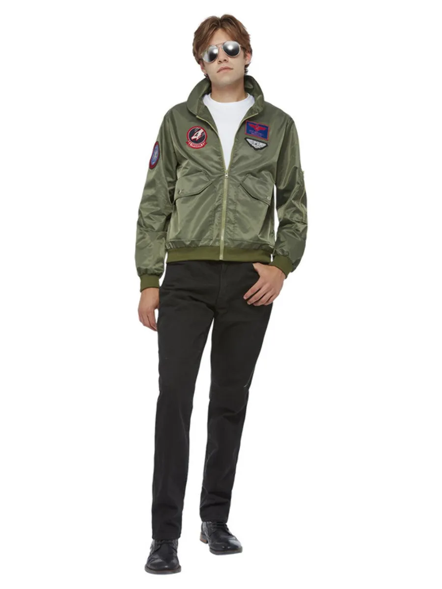 Top Gun Maverick Bomber Jacket, Green   WHOLESALE