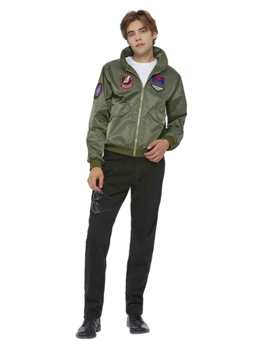 Top Gun Maverick Bomber Jacket, Green   WHOLESALE