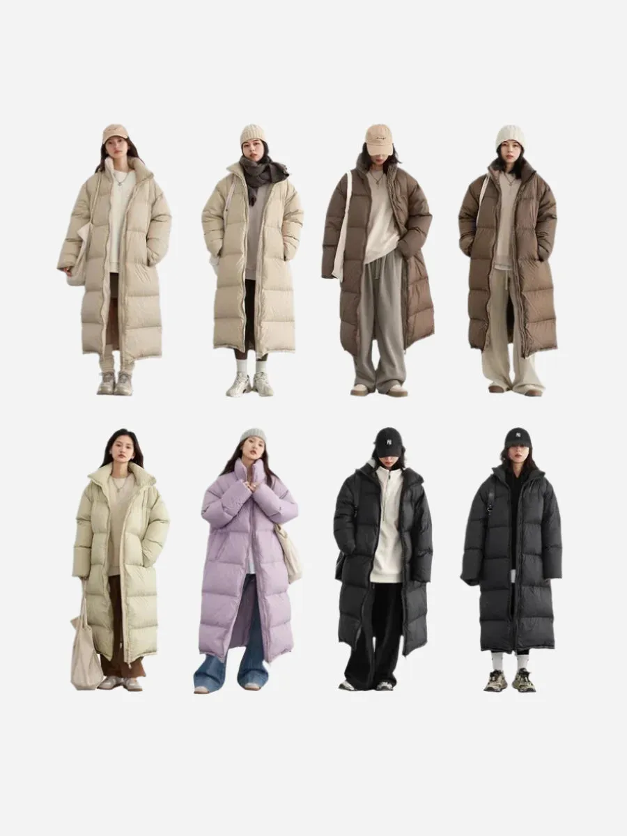 Top Quality Cozy Long Puffer Coat in 5 Colors (S - 2X)
