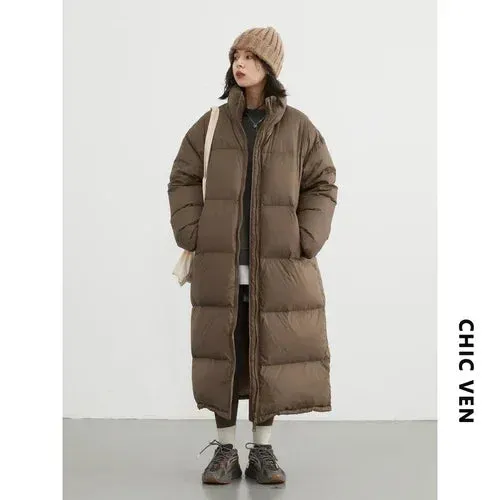 Top Quality Cozy Long Puffer Coat in 5 Colors (S - 2X)