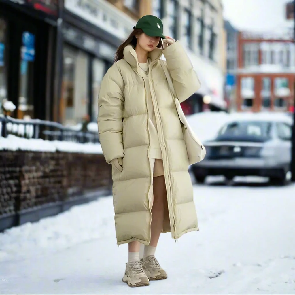Top Quality Cozy Long Puffer Coat in 5 Colors (S - 2X)
