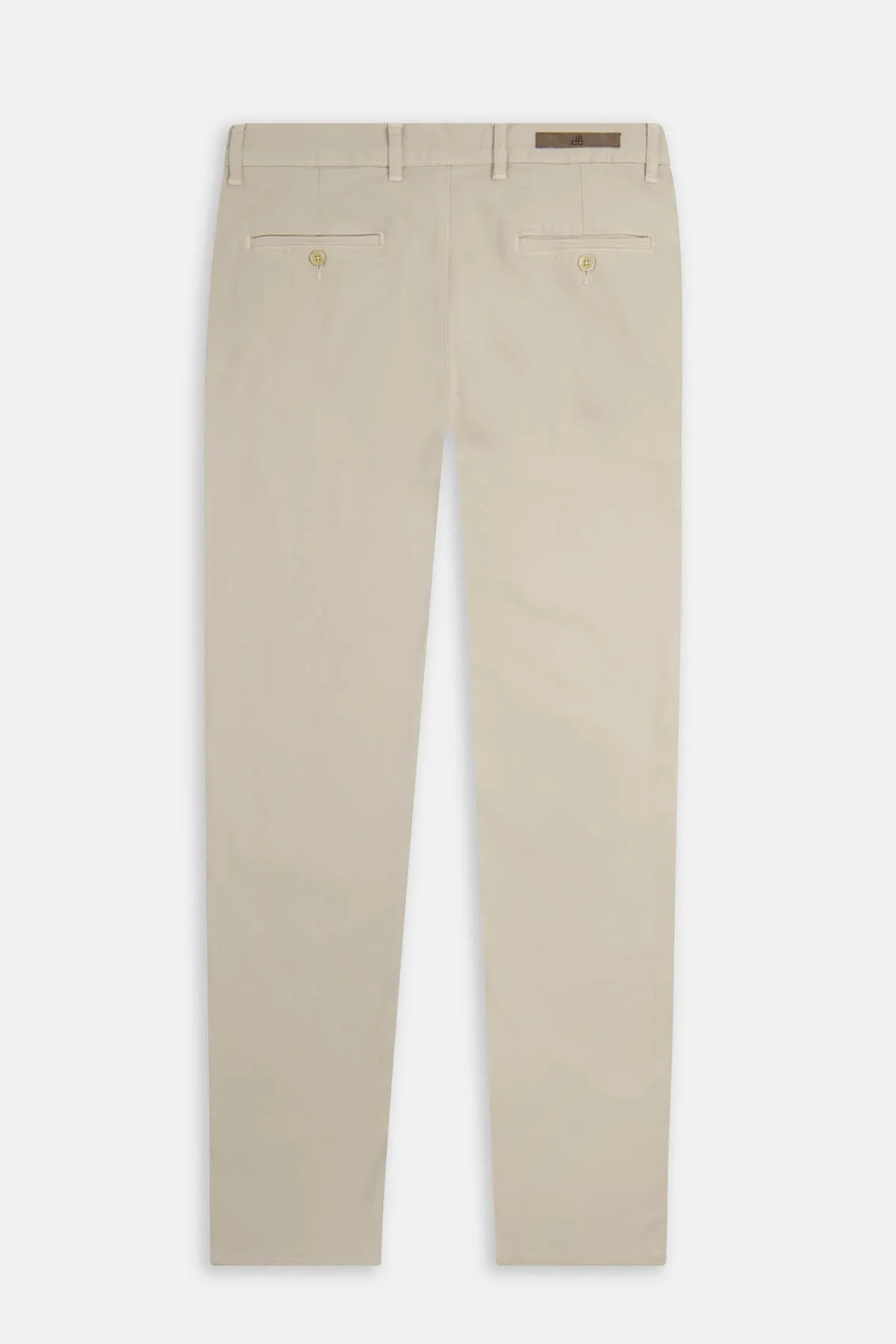 Twill Patterned Chino Bone Beige Pant