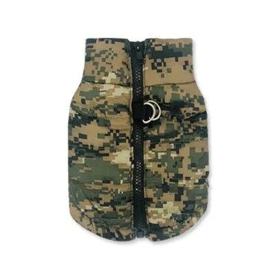 Waterproof Dog Puppy Camo Jacket Coat Vest