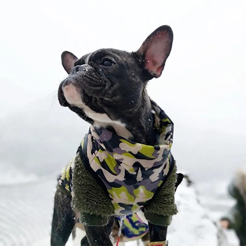 Waterproof Dog Puppy Camo Jacket Coat Vest