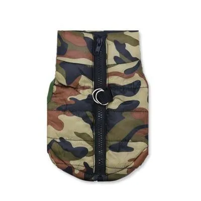 Waterproof Dog Puppy Camo Jacket Coat Vest