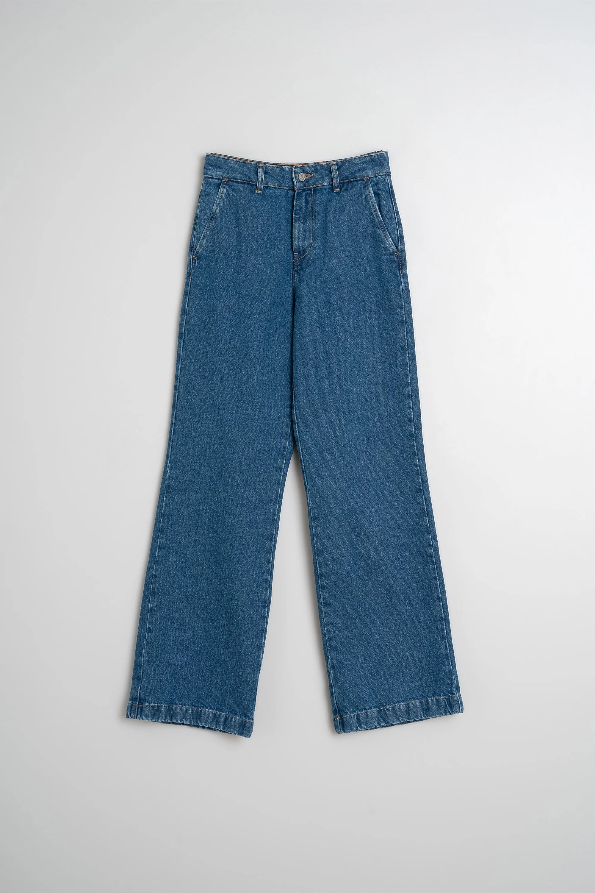 WIDE LEG CHINO PANTS