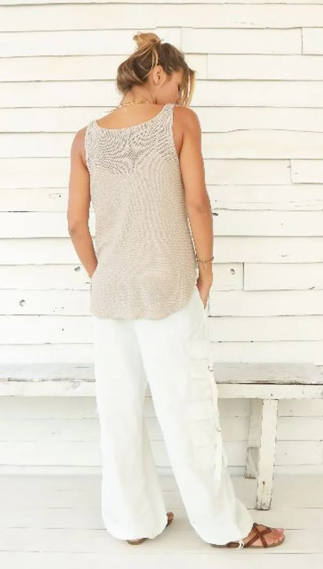 Willow Cotton V Tank