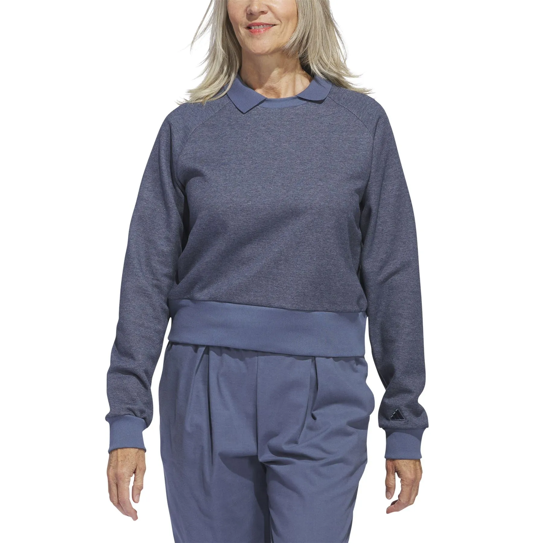 Womens Go-To Crew Neck Loose Fit Sweatshirt Preloved Ink - SS24