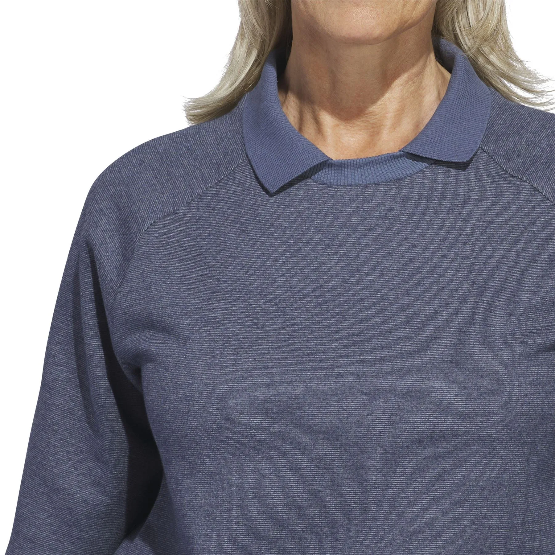 Womens Go-To Crew Neck Loose Fit Sweatshirt Preloved Ink - SS24